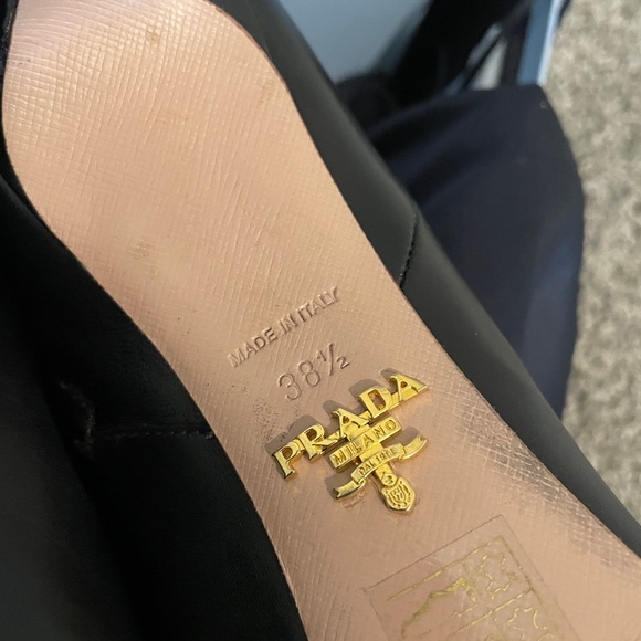 EUC PRADA ankle stiletto bootie - Picture 2 of 5